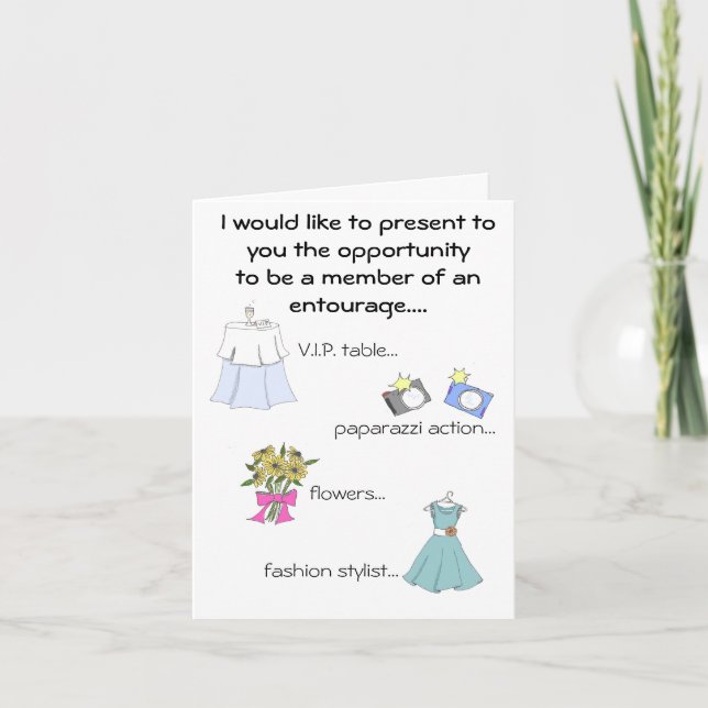Invitación comitiva de las novias (Anverso)