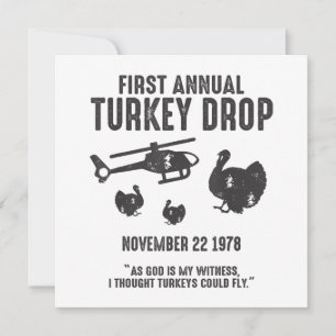 Invitación Como Dios Es Mi Testigo, Pensé Que Los Turcos Podí