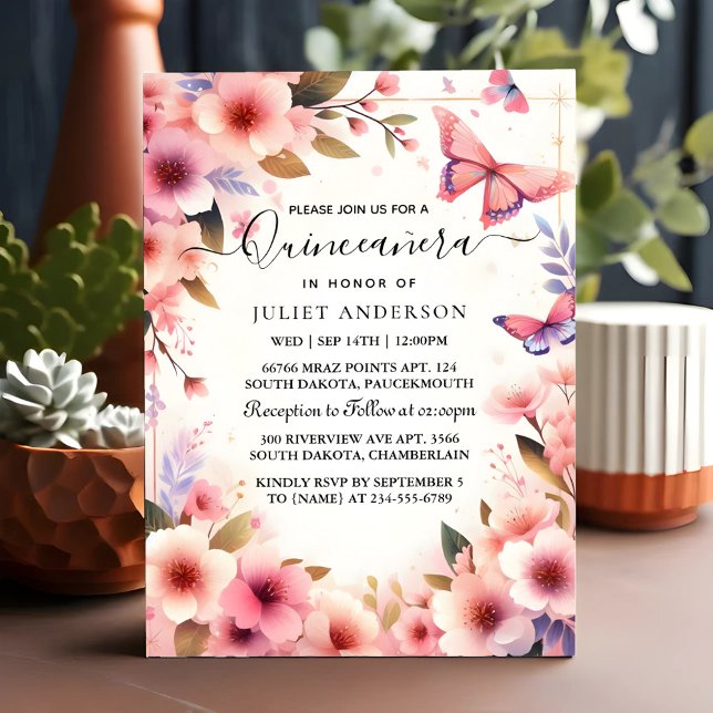 Invitación Como el árbol de la madera morera rosado de cerezo (Subido por el creador)