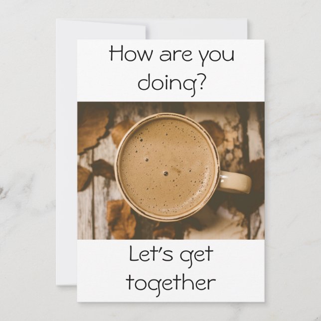 Invitación ¿Cómo estás? (Anverso)