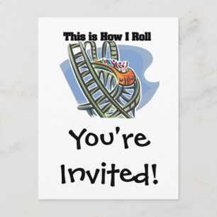 Invitación Cómo hago rodar (montaña rusa)