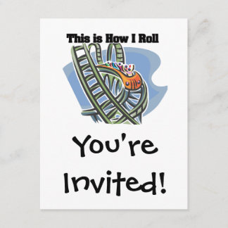 Invitación Cómo hago rodar (montaña rusa)