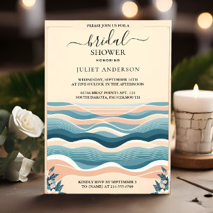 Invitación Como veraniega Ocean Sea Beach Blue Water Briower
