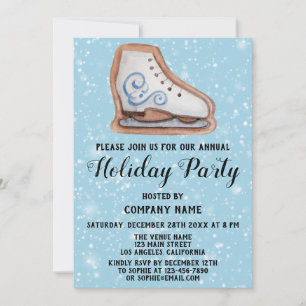 Invitación Compañía de Galletas de Navidad Fiesta Navideña Az