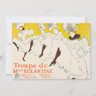 Invitación Compañía de Mademoiselle Eglantine, Toulouse Lautr