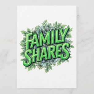 Invitación Compartir en familia