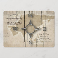 Compass y World Map Engagement Party