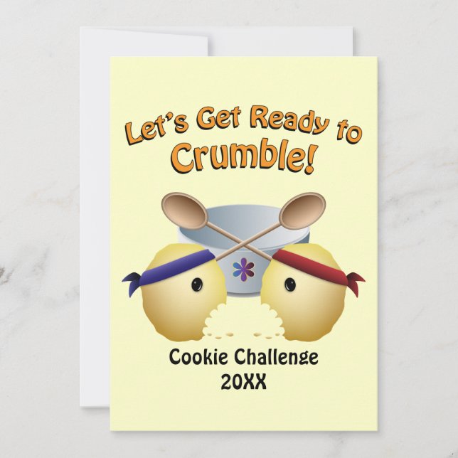 Invitación Competencia de cookie (Anverso)