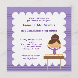 Invitación Competencia de gimnasia
