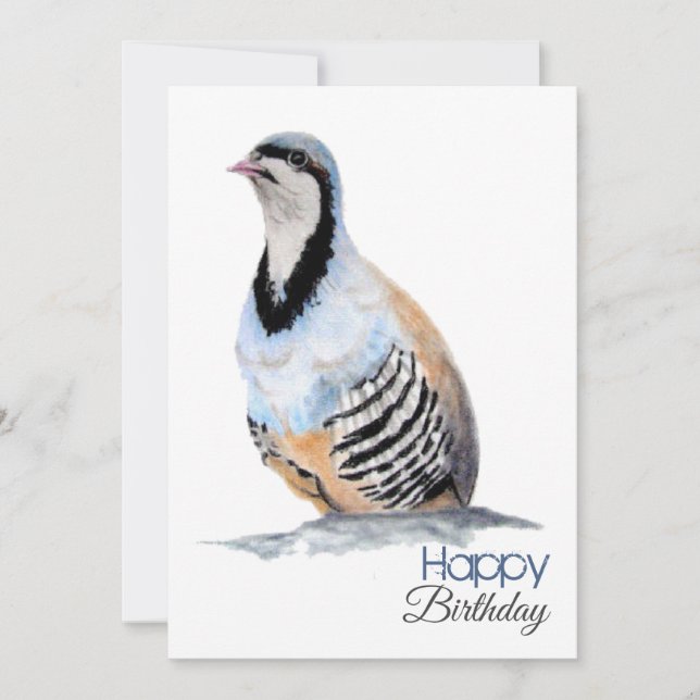 Invitación COMPLEANNO del cacciatore di coturnici (Anverso)