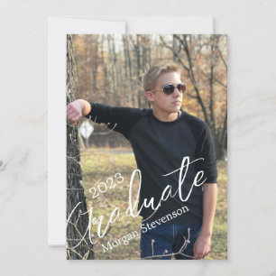 Invitación completa de graduación fotográfica