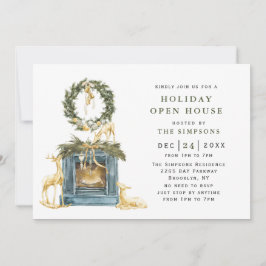 Invitación Composición navideña bohemia Luncheon