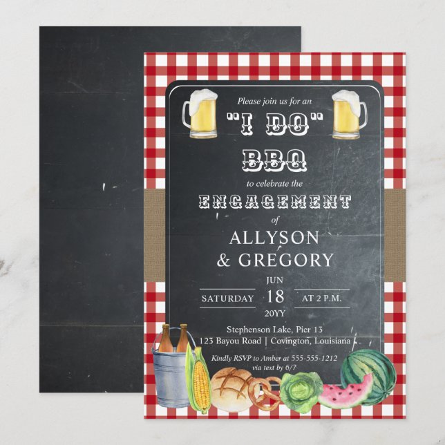 Invitación Comprobación de país rojo en la parte de compromis (Anverso / Reverso)