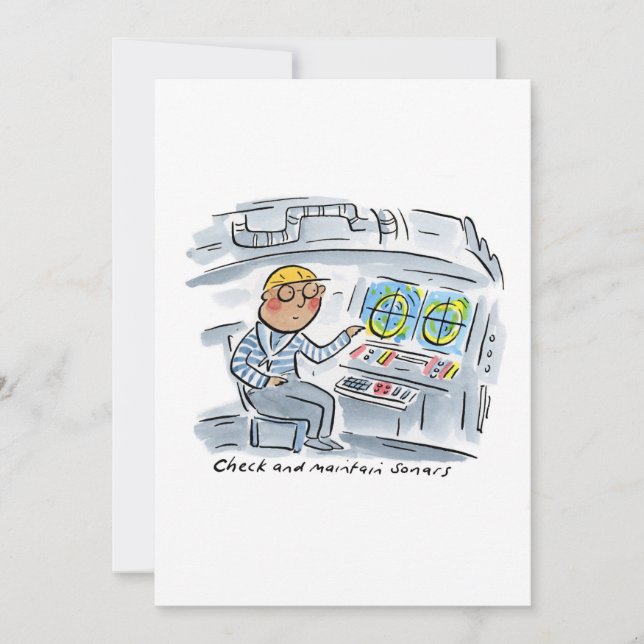 Invitación Comprobar y mantener sonares (Anverso)