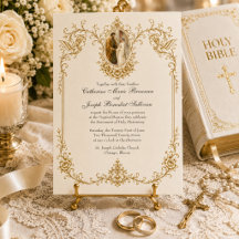 Compromiso Católico de María y José Boda
