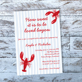 Invitación Compromiso con el hierba de langosta amor Bayou