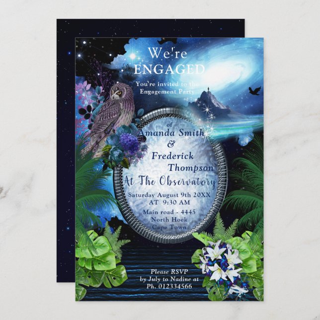 Invitación Compromiso con el portal Galaxy (Anverso / Reverso)
