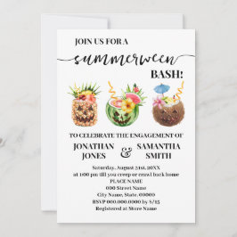 Invitación Compromiso de Fiesta de grupo de Summerween