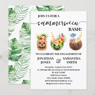 Invitación Compromiso de Fiesta de grupo de Summerween