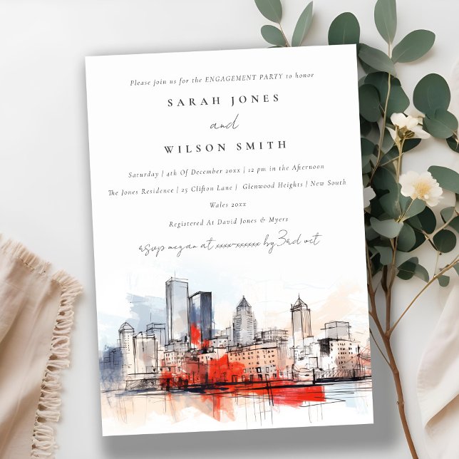 Invitación Compromiso de la ciudad de Massachusetts en Boston (Subido por el creador)
