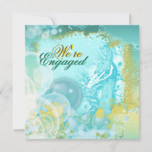 Invitación Compromiso elegante con el tema de la paz