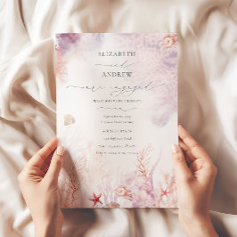 Invitación Compromiso Elegante Náutico Subacuático