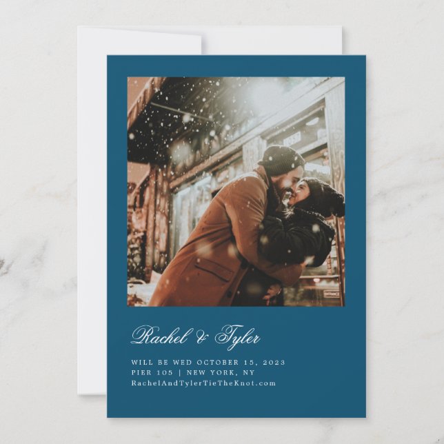 Invitación Compromiso formal de títulos Guardar la fecha (Anverso)