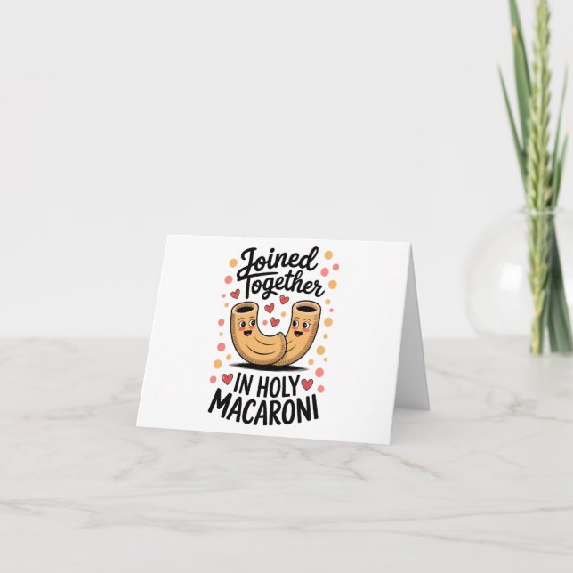 Invitación Compromiso matrimonial Boda divertida (Anverso)