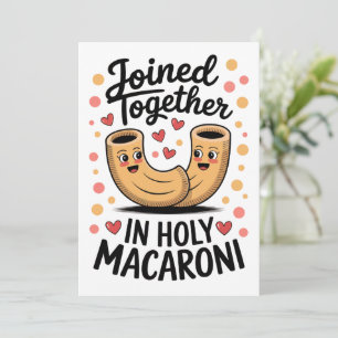 Invitación Compromiso matrimonial Boda divertida