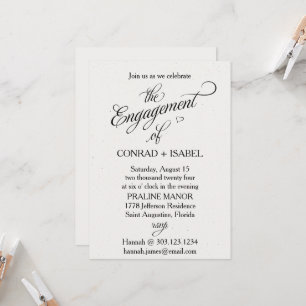 Invitación Compromiso Minimalista
