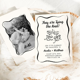 Invitación Compromiso moderno y caprichoso