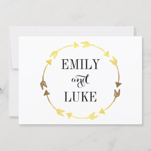 Invitación Compromiso romántico de la guerra cardíaca de Reli