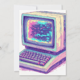 Invitación Computadora vintage CRT de finales de los 90 - 2