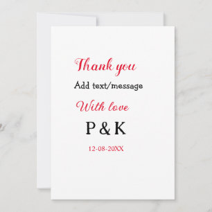 Invitación Con amor agregar letra del nombre de la pareja gra