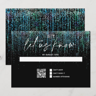 Invitación con Código QR de RSVP Moderna con Brill