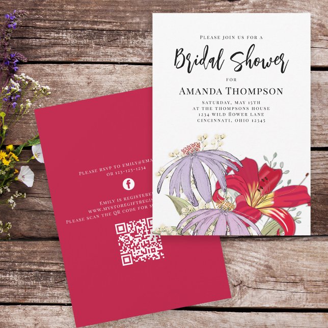 Invitación con código QR para despedida de soltera (Subido por el creador)