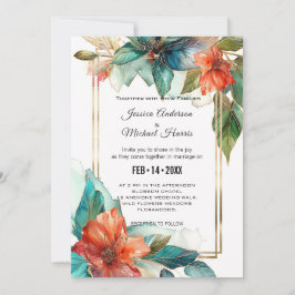 Invitación Con detalles bodas Hibiscus Serenade Paradise