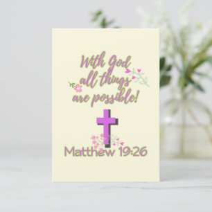 Invitación Con Dios Todo Es Posible