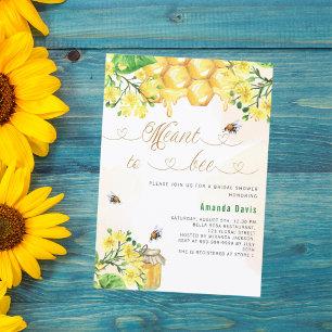 Invitación Con la intención de ser una ducha de novia floral 