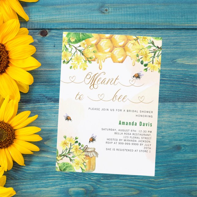 Invitación Con la intención de ser una ducha de novia floral  (Subido por el creador)