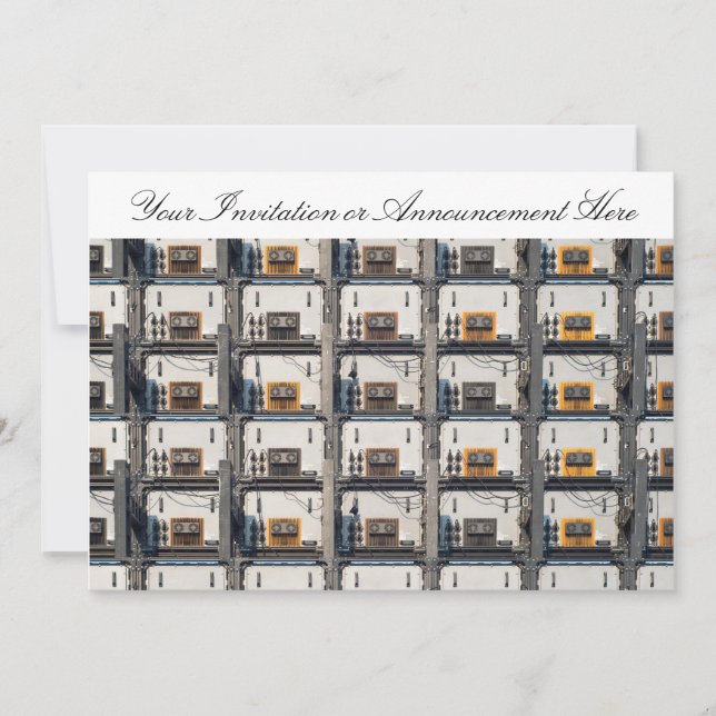 Invitación con la pantalla LED (Anverso)