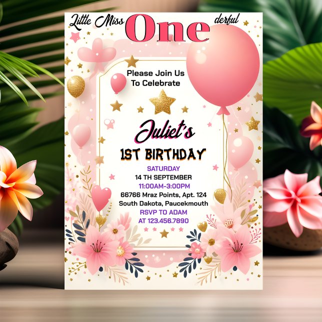Invitación Con la Reina Curada Pequeña Miss Maravillosa Prime (Subido por el creador)