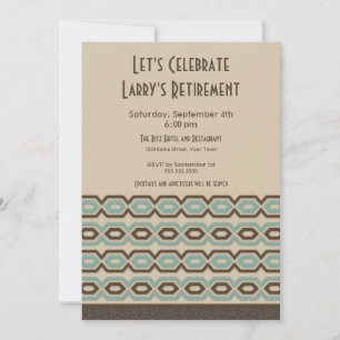 Invitación con motivos de Moda retro
