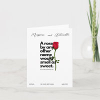 INVITACIÓN CON POESÍA DE WILLIAM SHAKESPEARE