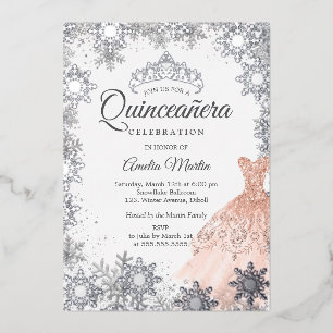 INVITACIÓN CON RELIEVE METALIZADO 