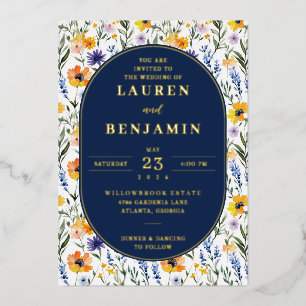 INVITACIÓN CON RELIEVE METALIZADO