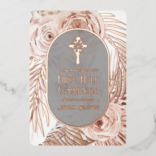 INVITACIÓN CON RELIEVE METALIZADO