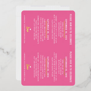 INVITACIÓN CON RELIEVE METALIZADO