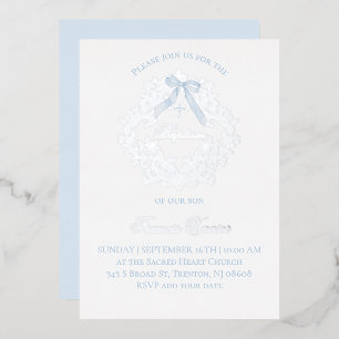 INVITACIÓN CON RELIEVE METALIZADO 