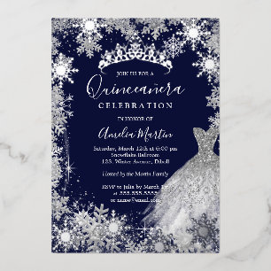 INVITACIÓN CON RELIEVE METALIZADO
